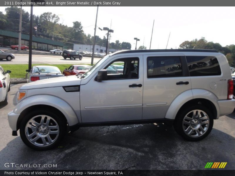 Bright Silver Metallic / Dark Slate Gray 2011 Dodge Nitro Heat 4x4