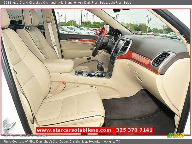 Stone White / Dark Frost Beige/Light Frost Beige 2011 Jeep Grand Cherokee Overland 4x4