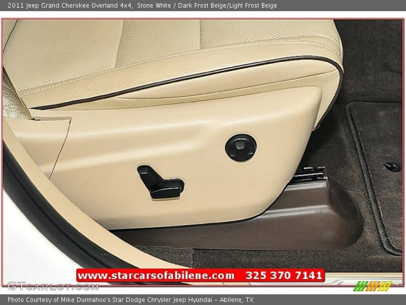 Stone White / Dark Frost Beige/Light Frost Beige 2011 Jeep Grand Cherokee Overland 4x4