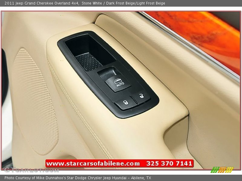Stone White / Dark Frost Beige/Light Frost Beige 2011 Jeep Grand Cherokee Overland 4x4