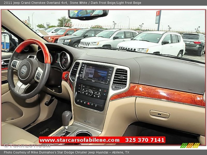 Stone White / Dark Frost Beige/Light Frost Beige 2011 Jeep Grand Cherokee Overland 4x4