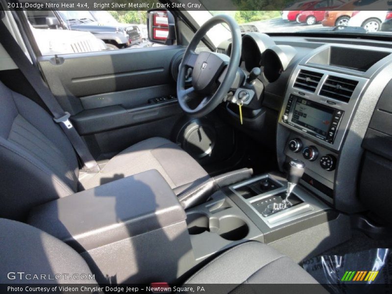 Bright Silver Metallic / Dark Slate Gray 2011 Dodge Nitro Heat 4x4