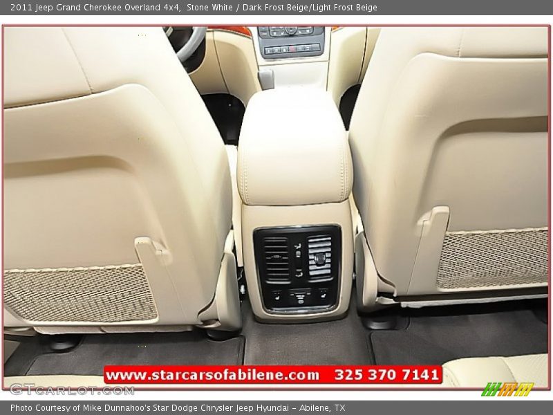 Stone White / Dark Frost Beige/Light Frost Beige 2011 Jeep Grand Cherokee Overland 4x4