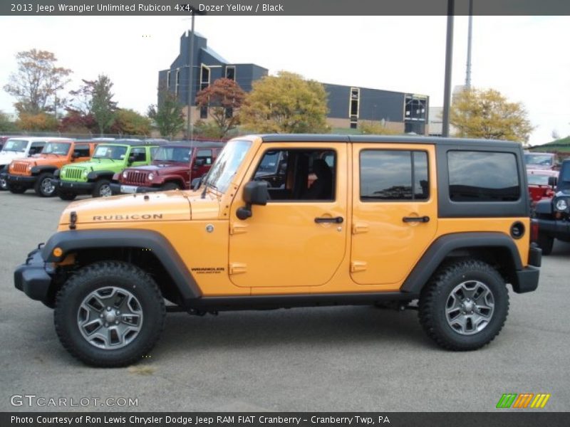  2013 Wrangler Unlimited Rubicon 4x4 Dozer Yellow