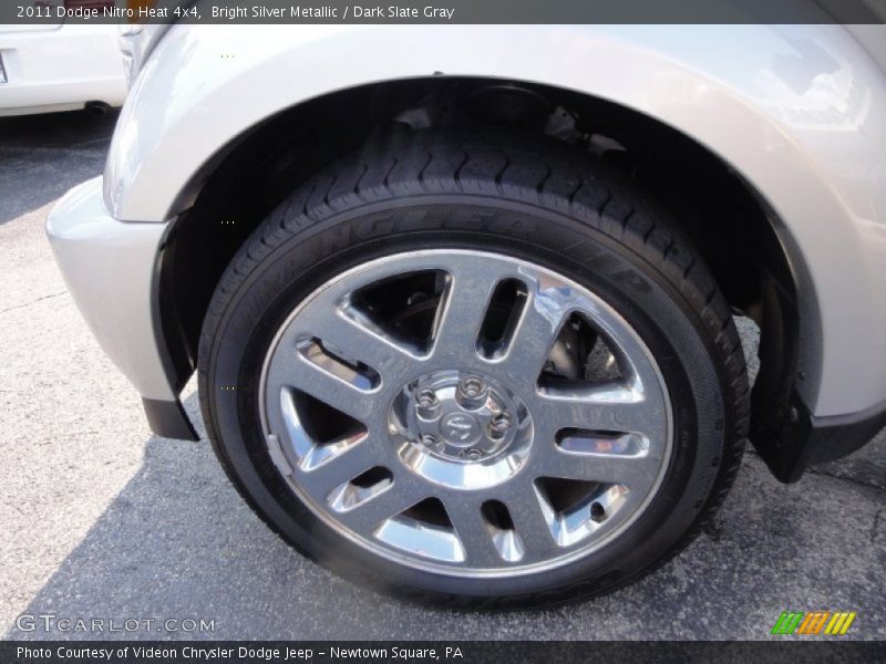Bright Silver Metallic / Dark Slate Gray 2011 Dodge Nitro Heat 4x4