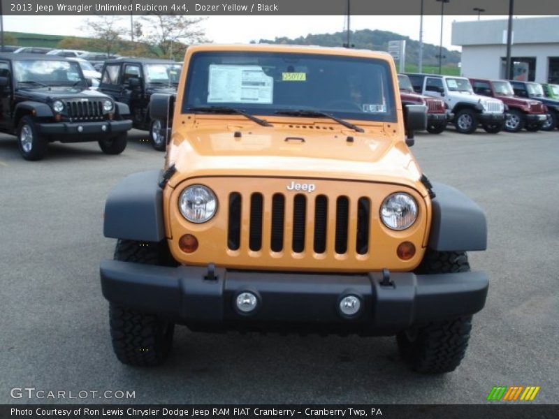 Dozer Yellow / Black 2013 Jeep Wrangler Unlimited Rubicon 4x4