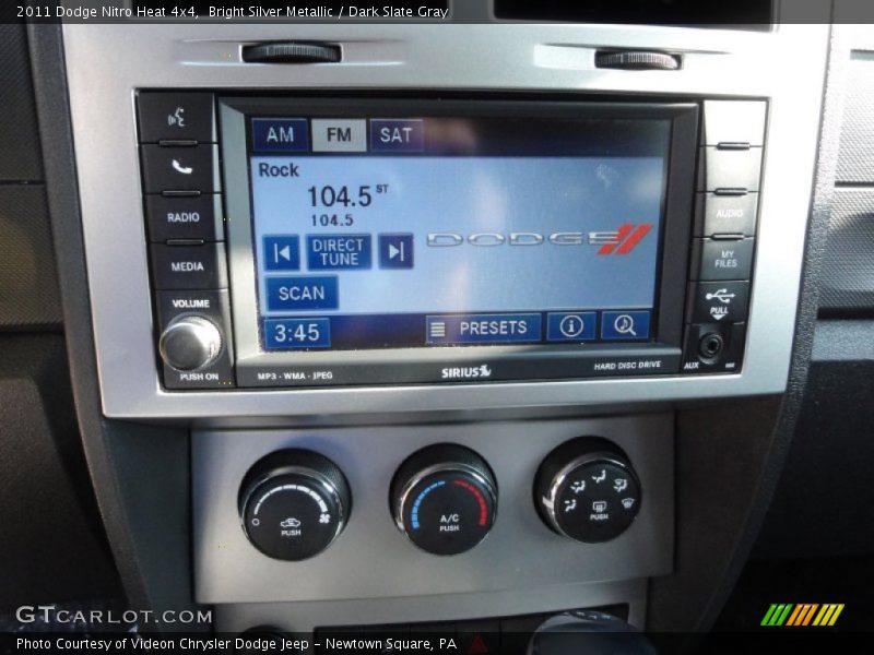 Bright Silver Metallic / Dark Slate Gray 2011 Dodge Nitro Heat 4x4