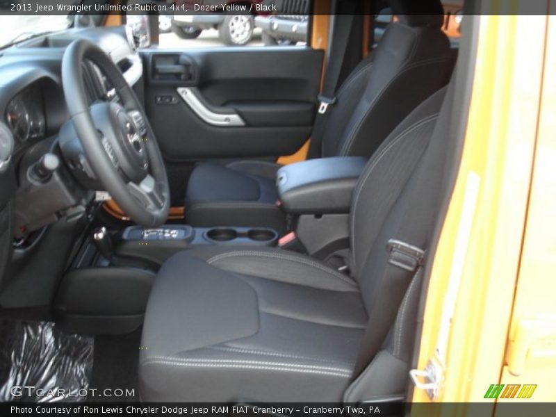 Dozer Yellow / Black 2013 Jeep Wrangler Unlimited Rubicon 4x4