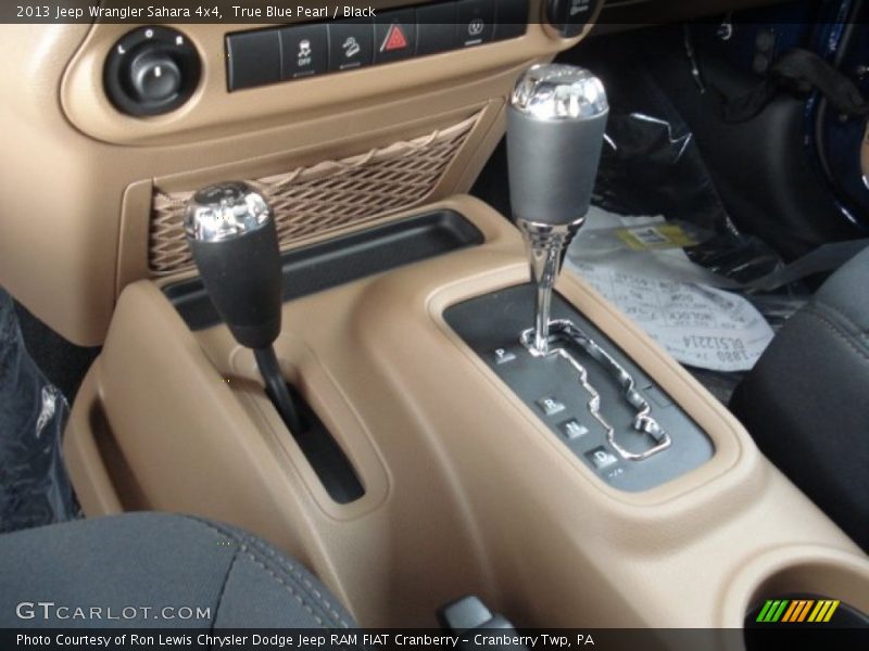 True Blue Pearl / Black 2013 Jeep Wrangler Sahara 4x4