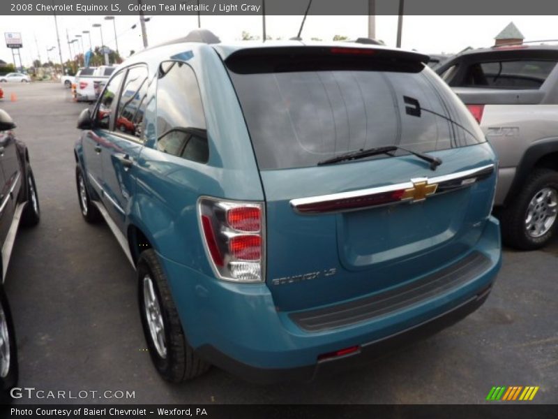 Golden Teal Metallic / Light Gray 2008 Chevrolet Equinox LS