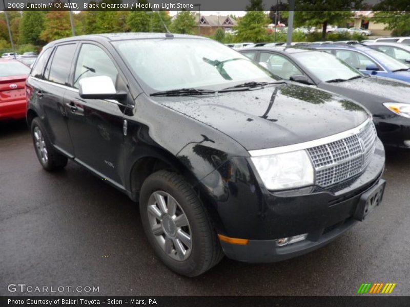 Black Clearcoat / Medium Light Stone 2008 Lincoln MKX AWD