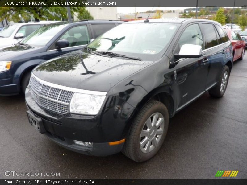 Black Clearcoat / Medium Light Stone 2008 Lincoln MKX AWD