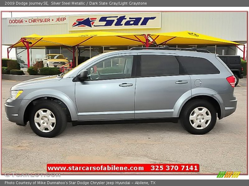 Silver Steel Metallic / Dark Slate Gray/Light Graystone 2009 Dodge Journey SE