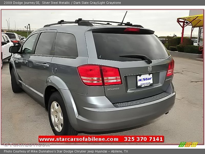 Silver Steel Metallic / Dark Slate Gray/Light Graystone 2009 Dodge Journey SE