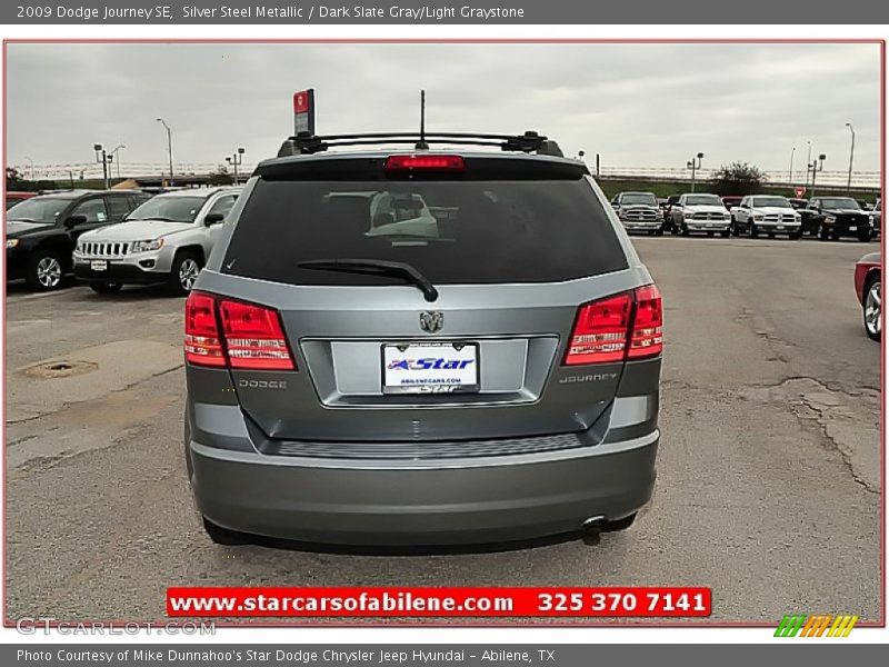 Silver Steel Metallic / Dark Slate Gray/Light Graystone 2009 Dodge Journey SE
