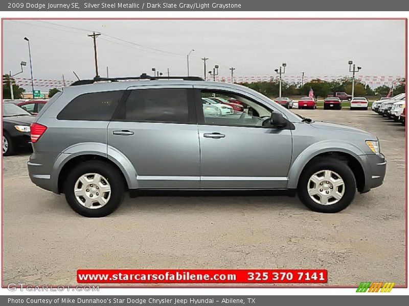 Silver Steel Metallic / Dark Slate Gray/Light Graystone 2009 Dodge Journey SE