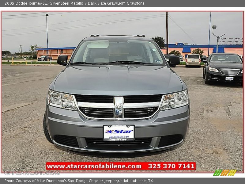 Silver Steel Metallic / Dark Slate Gray/Light Graystone 2009 Dodge Journey SE