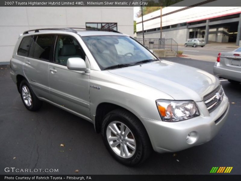 Millenium Silver Metallic / Ash Gray 2007 Toyota Highlander Hybrid Limited 4WD
