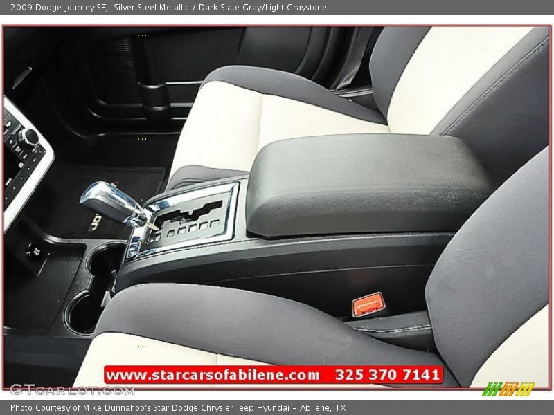 Silver Steel Metallic / Dark Slate Gray/Light Graystone 2009 Dodge Journey SE