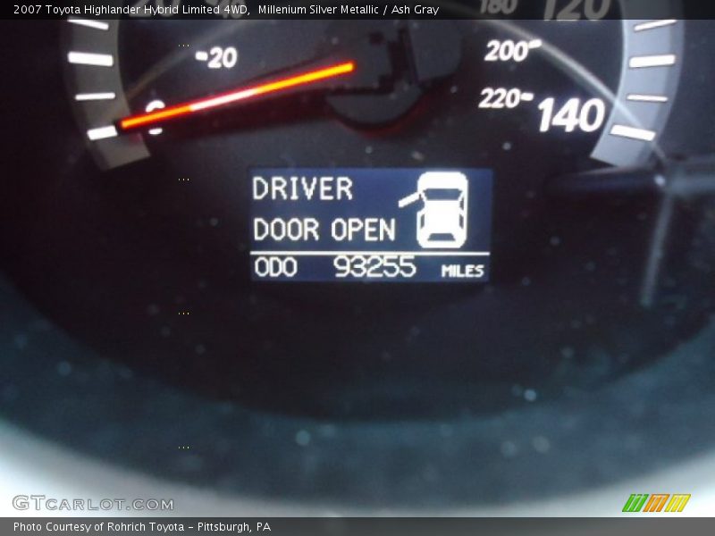 Millenium Silver Metallic / Ash Gray 2007 Toyota Highlander Hybrid Limited 4WD