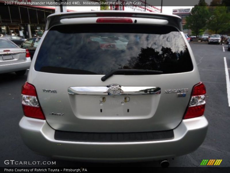 Millenium Silver Metallic / Ash Gray 2007 Toyota Highlander Hybrid Limited 4WD