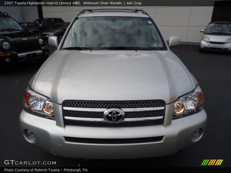 Millenium Silver Metallic / Ash Gray 2007 Toyota Highlander Hybrid Limited 4WD