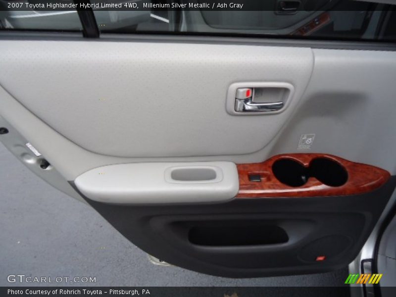 Millenium Silver Metallic / Ash Gray 2007 Toyota Highlander Hybrid Limited 4WD