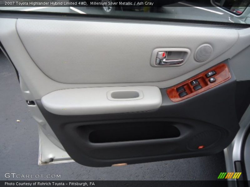Millenium Silver Metallic / Ash Gray 2007 Toyota Highlander Hybrid Limited 4WD