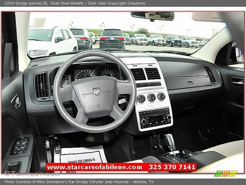 Silver Steel Metallic / Dark Slate Gray/Light Graystone 2009 Dodge Journey SE