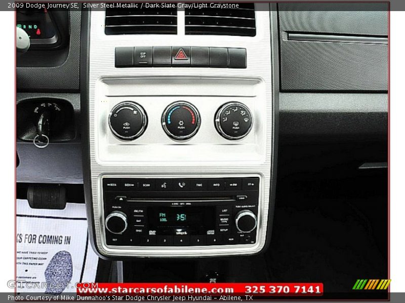 Silver Steel Metallic / Dark Slate Gray/Light Graystone 2009 Dodge Journey SE