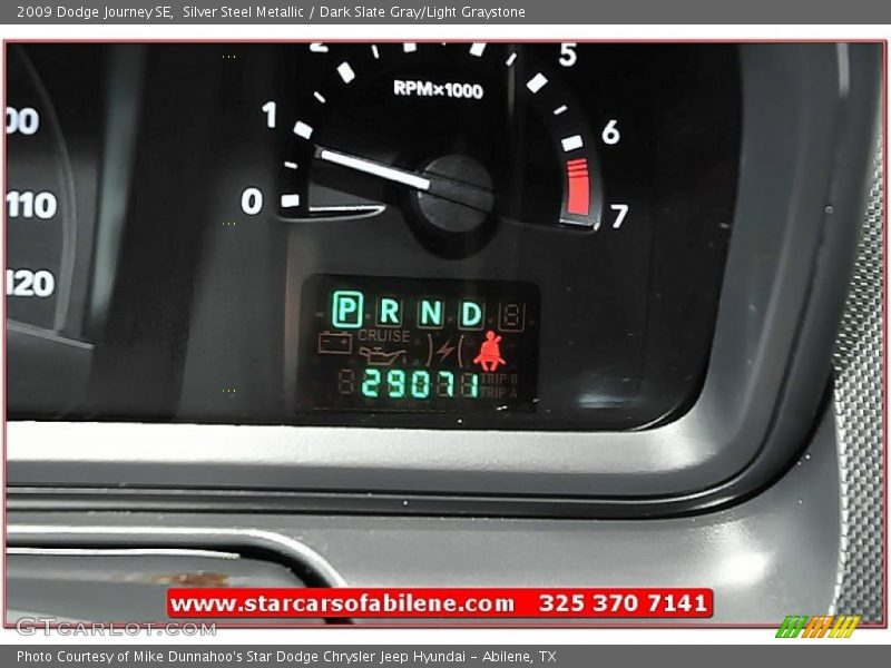 Silver Steel Metallic / Dark Slate Gray/Light Graystone 2009 Dodge Journey SE