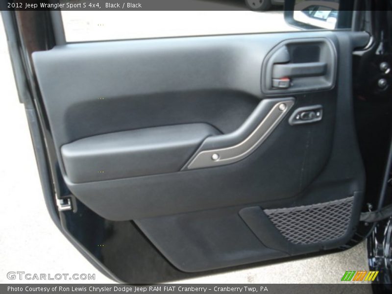 Black / Black 2012 Jeep Wrangler Sport S 4x4