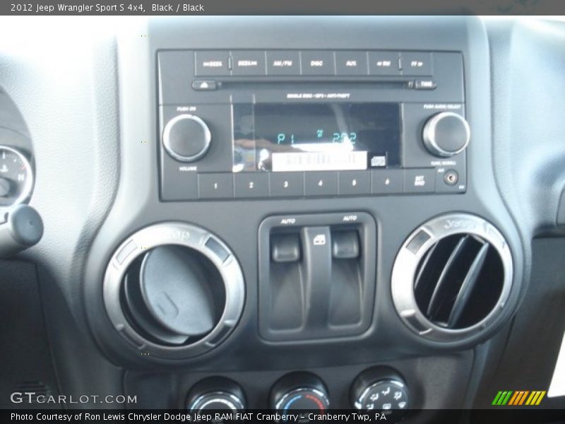 Black / Black 2012 Jeep Wrangler Sport S 4x4