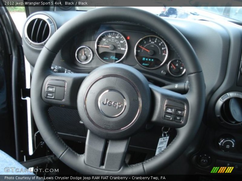 Black / Black 2012 Jeep Wrangler Sport S 4x4