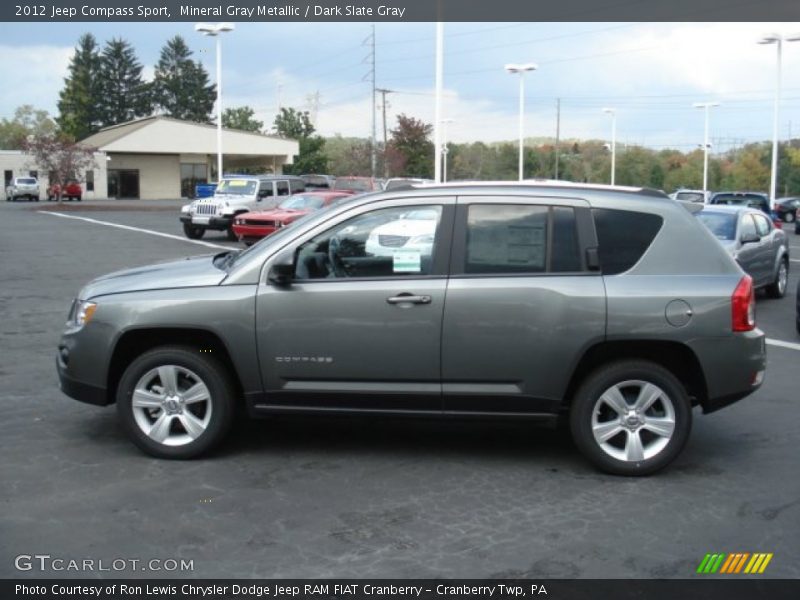 Mineral Gray Metallic / Dark Slate Gray 2012 Jeep Compass Sport