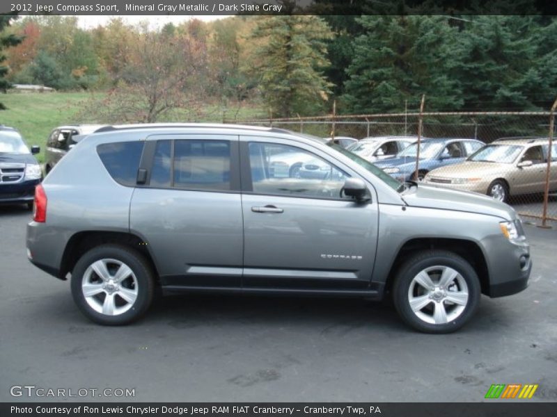 Mineral Gray Metallic / Dark Slate Gray 2012 Jeep Compass Sport