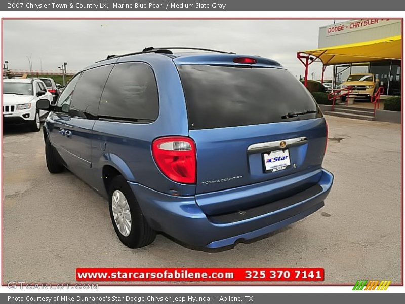 Marine Blue Pearl / Medium Slate Gray 2007 Chrysler Town & Country LX