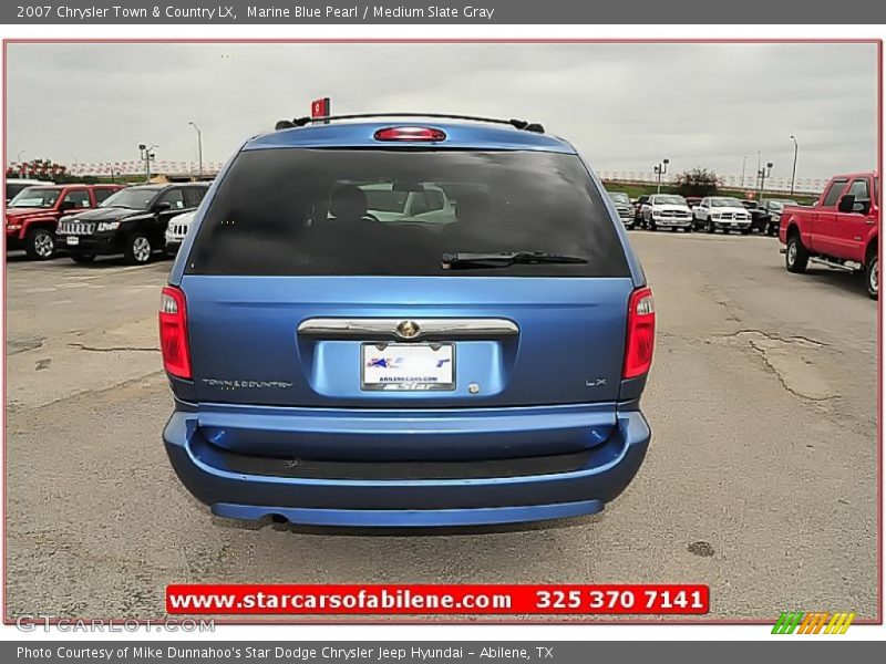 Marine Blue Pearl / Medium Slate Gray 2007 Chrysler Town & Country LX