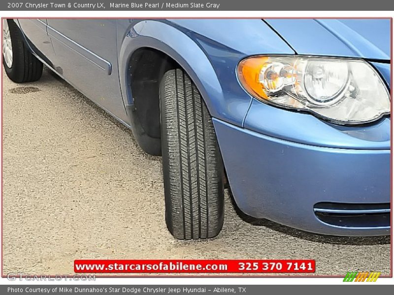 Marine Blue Pearl / Medium Slate Gray 2007 Chrysler Town & Country LX