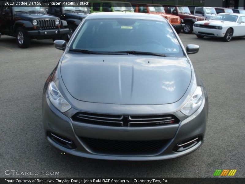 Tungsten Metallic / Black 2013 Dodge Dart SE