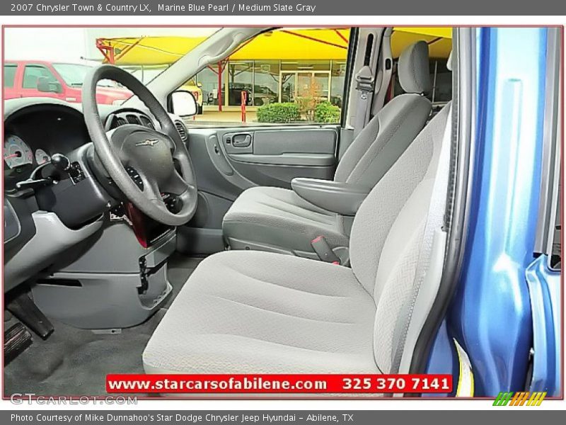 Marine Blue Pearl / Medium Slate Gray 2007 Chrysler Town & Country LX