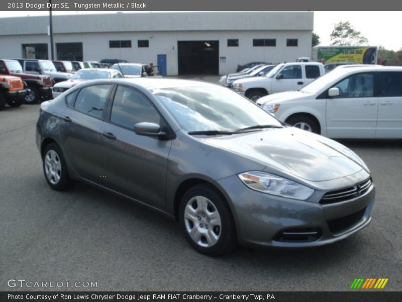 Tungsten Metallic / Black 2013 Dodge Dart SE