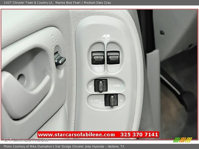Marine Blue Pearl / Medium Slate Gray 2007 Chrysler Town & Country LX