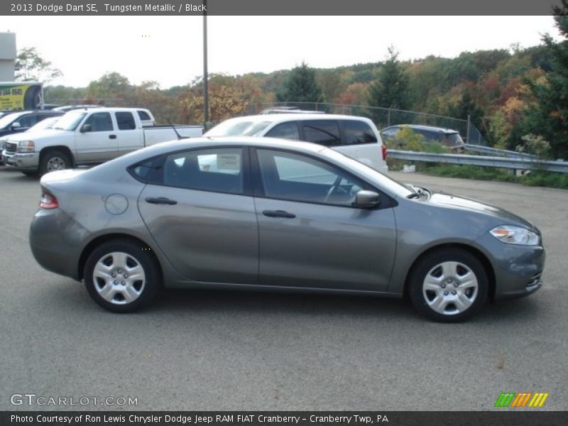 Tungsten Metallic / Black 2013 Dodge Dart SE