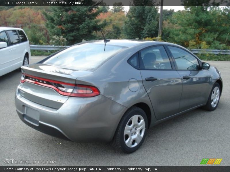 Tungsten Metallic / Black 2013 Dodge Dart SE