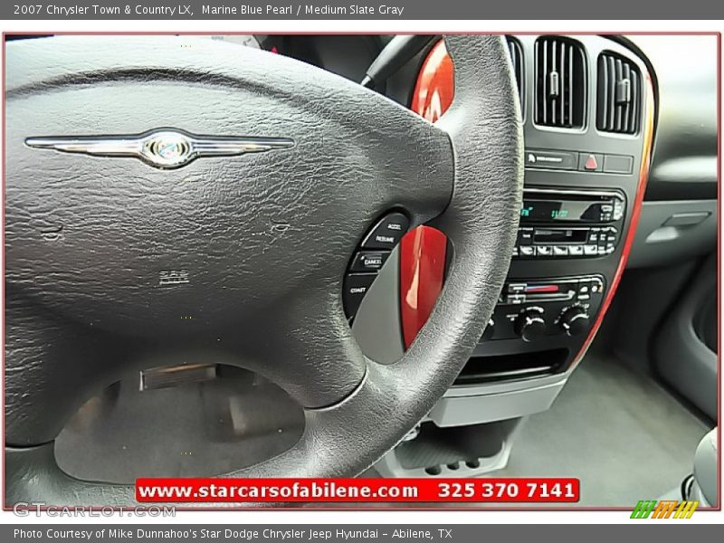 Marine Blue Pearl / Medium Slate Gray 2007 Chrysler Town & Country LX