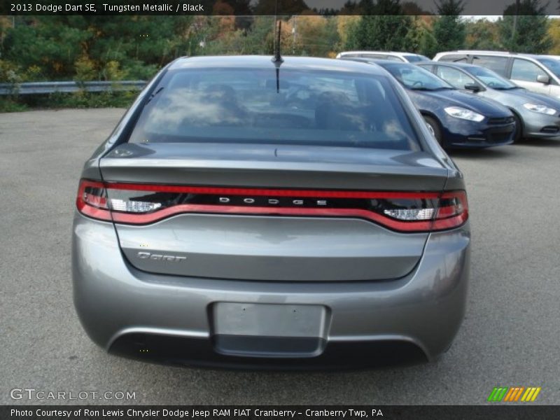 Tungsten Metallic / Black 2013 Dodge Dart SE