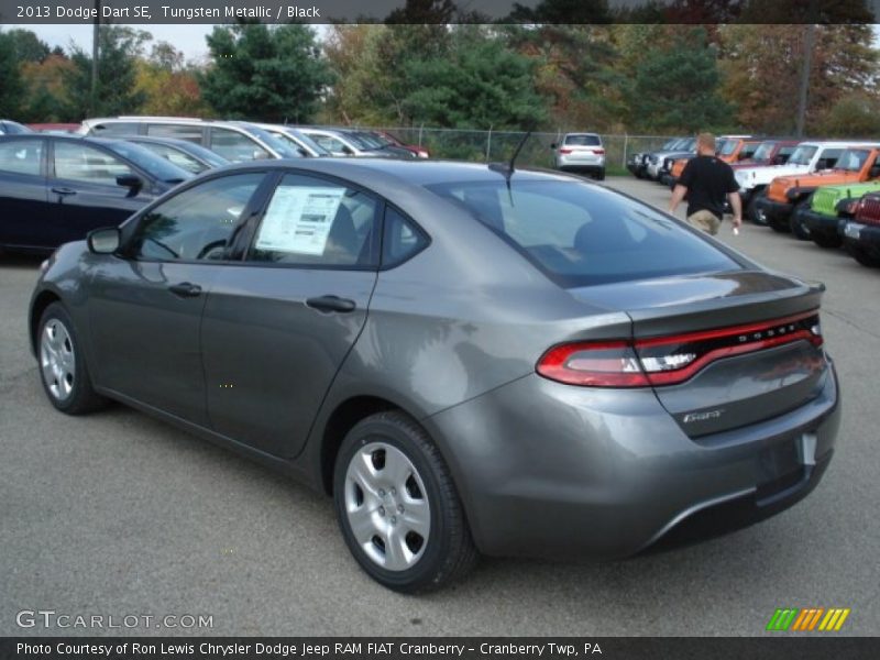 Tungsten Metallic / Black 2013 Dodge Dart SE
