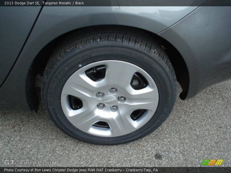Tungsten Metallic / Black 2013 Dodge Dart SE