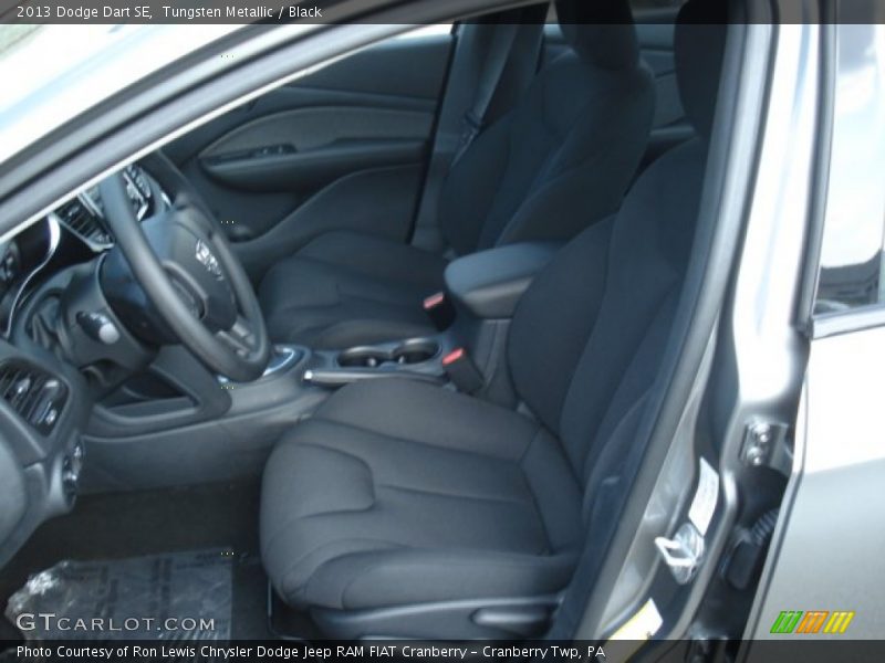 Tungsten Metallic / Black 2013 Dodge Dart SE